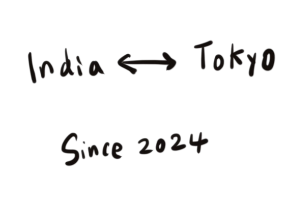 India ⟷ Tokyo Since 2024